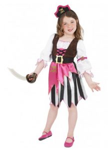 Child's pirate girl costume
