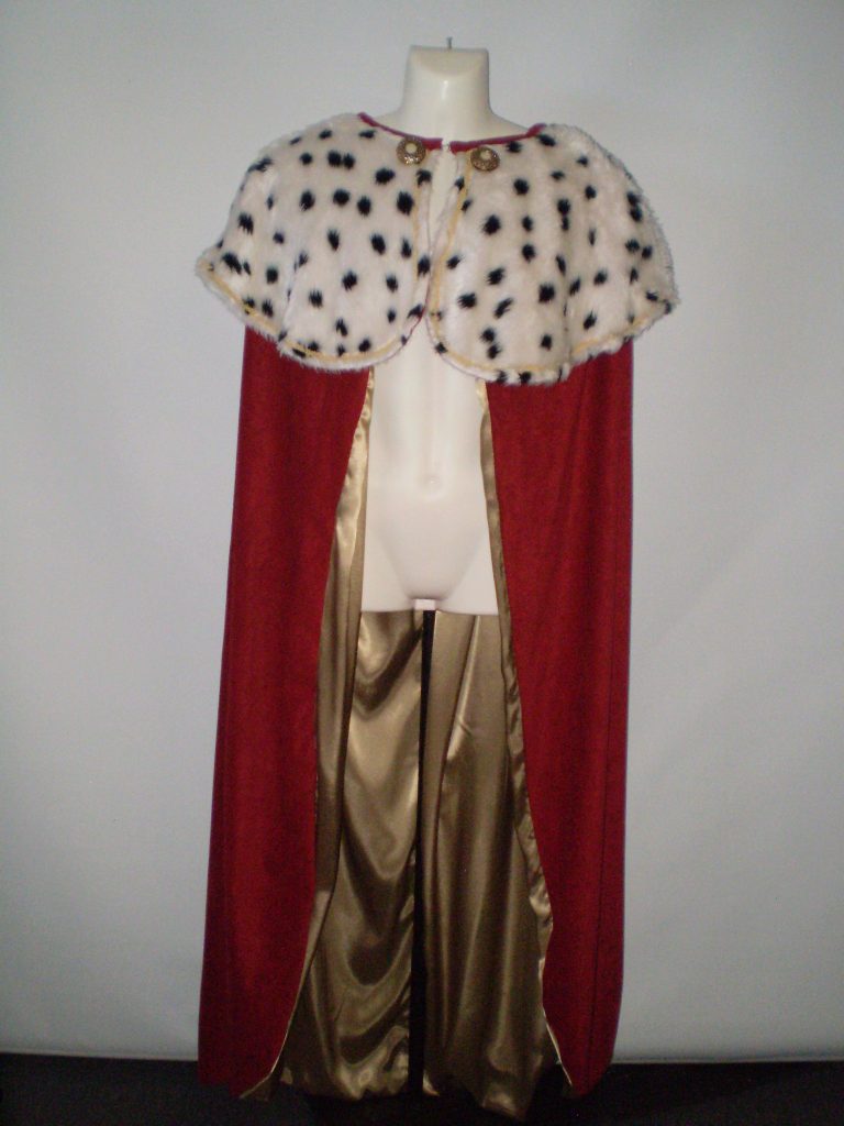 Kings robe, delux royal cloak/cape