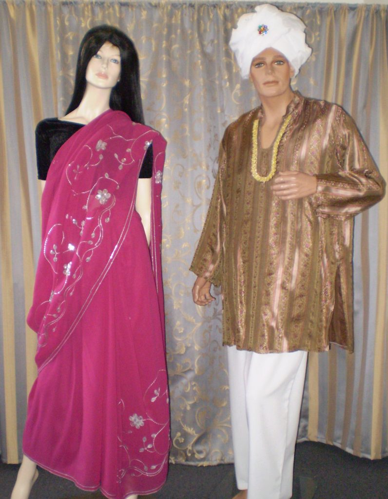 Bollywood couple costumes
