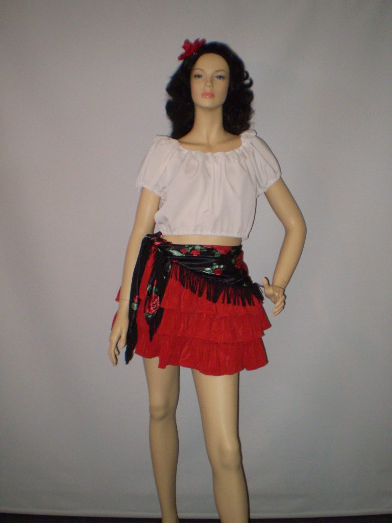 Female short Spanish costume