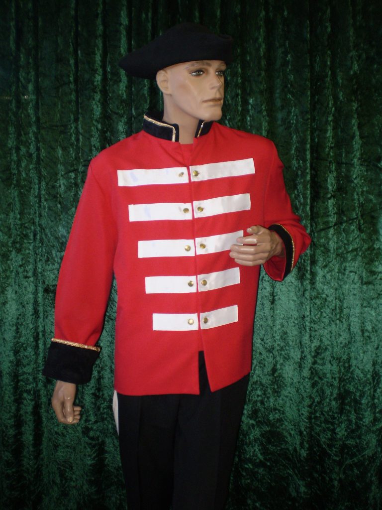 Redcoat soldier costume