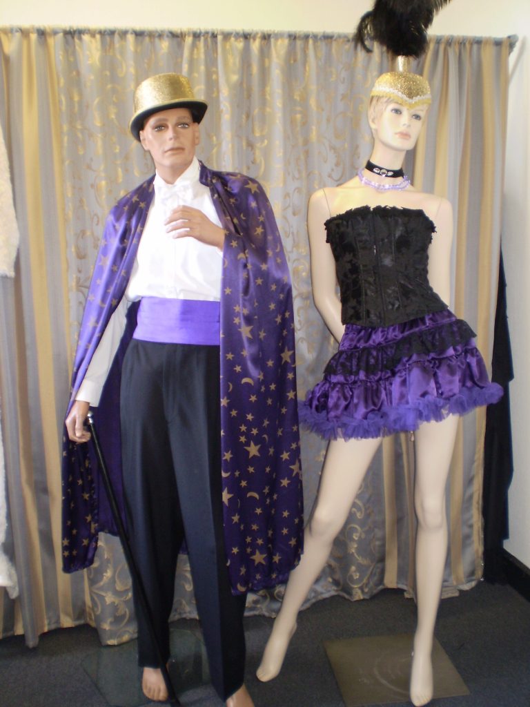 Magician and assistant costumes