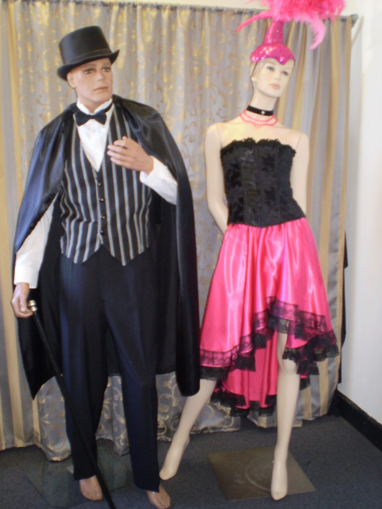 Magician and Magicians assistant costume