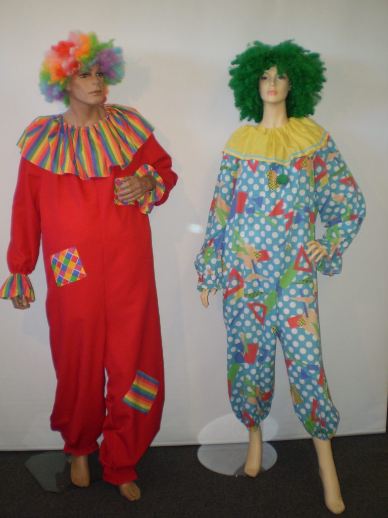 Circus clown dress up costumes