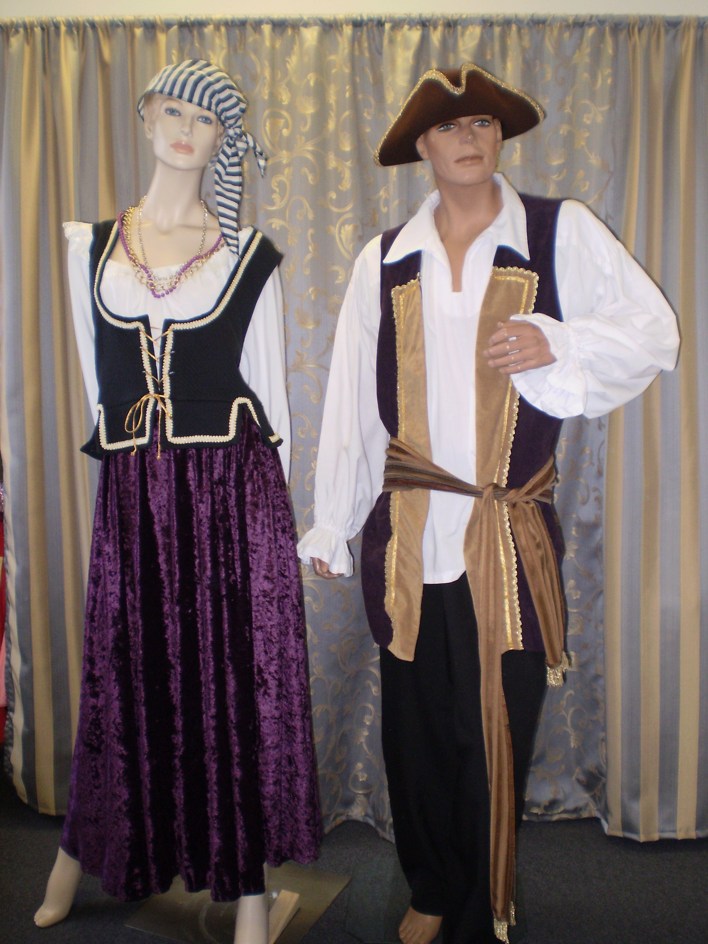 Pirate costumes, Pirate wenches, Pirate accessories. Hire or buy ...