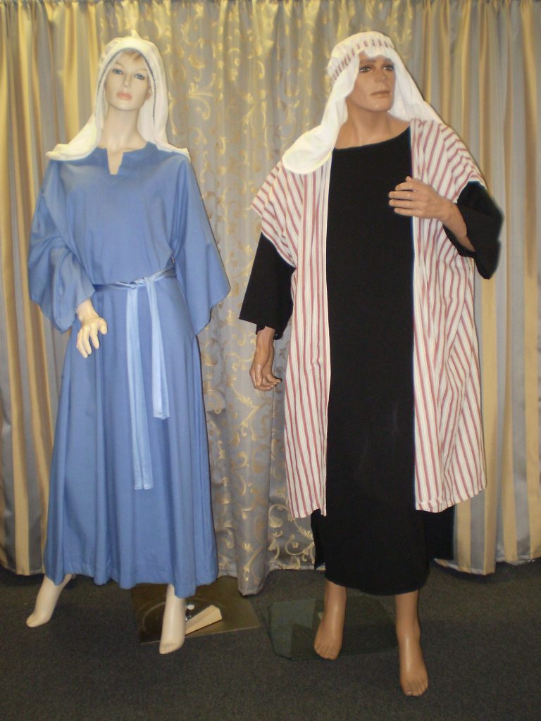 Mary & Joseph Biblical costumes