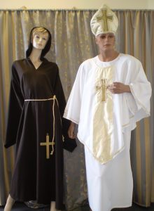 Pope and Monk costumes
