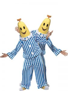 Bananas in Pyjamas. Costumes for couples. Costumes starting with B.