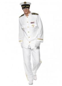 White Admiral or Captains uniform. Nautical costumes for men.