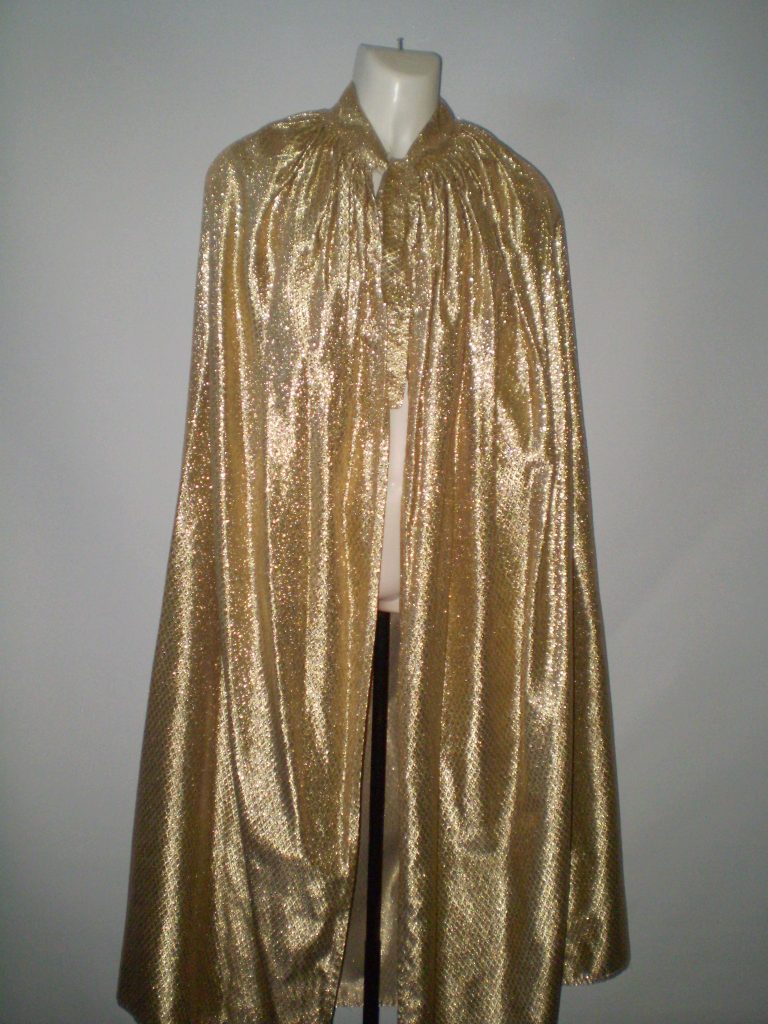Gold cape