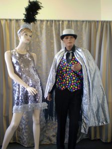 Magician and his assistant carnival costumes