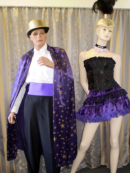 Magician and assistant costumes