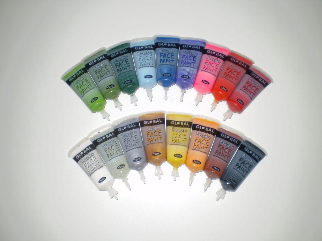 Quality Australian made face paint available in 15ml, 30ml and 200ml sizes