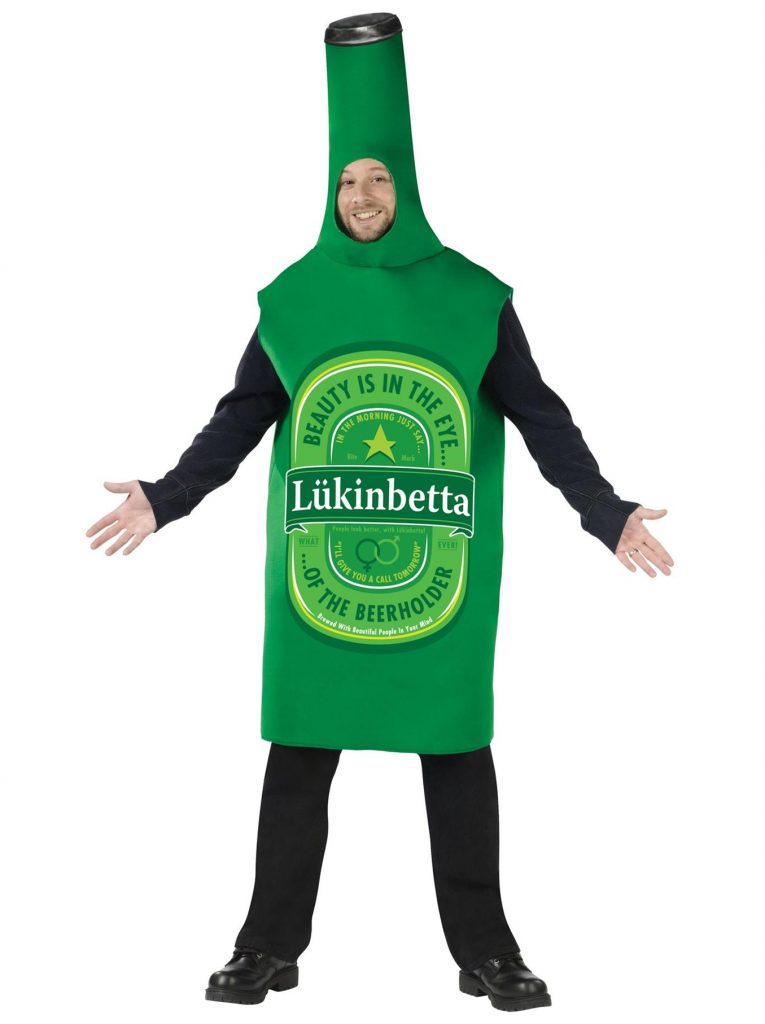 Beer bottle costume