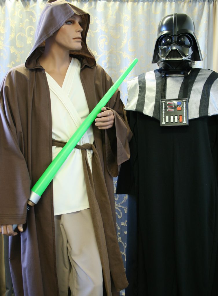 Jedi and Darth Vader Star Wars Costumes