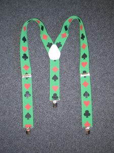Croupier braces or suspenders