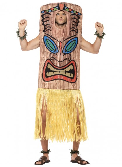 Tiki Totem costume available to purchase. Something different for a Hawaiian theme party.