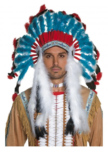 Indian Chief feathered headdress