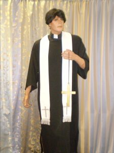 Priest or Vicar costume - costumes starting with V