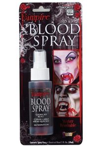 Fake blood spray or blood splatter