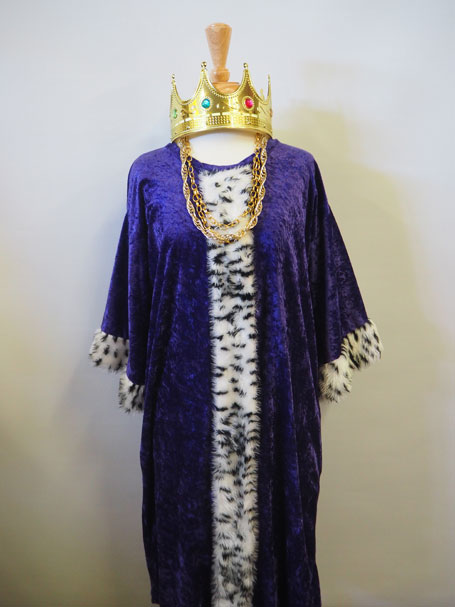 Kids king robe and crown