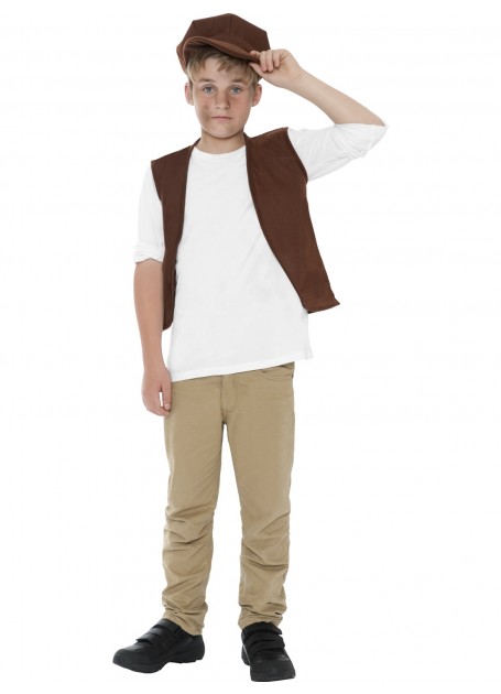 Boys colonial vest and cap