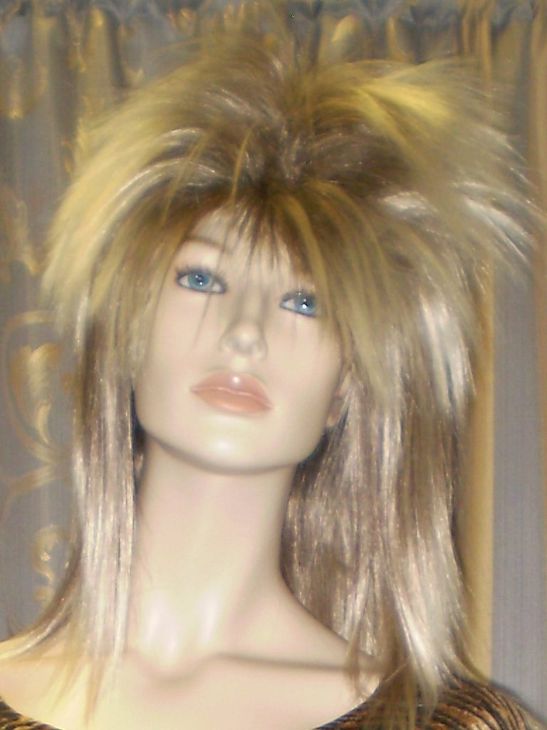 Tina Turner 80's style wig. Hire or buy.