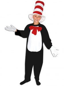 Childrens book character cat in the hat