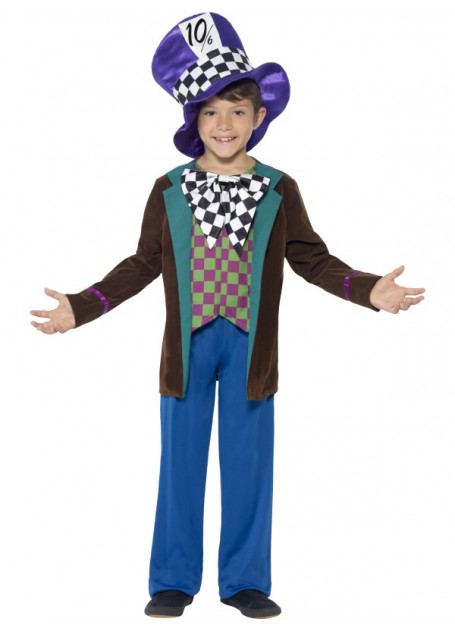 Kids book week costume Mad Hatter style
