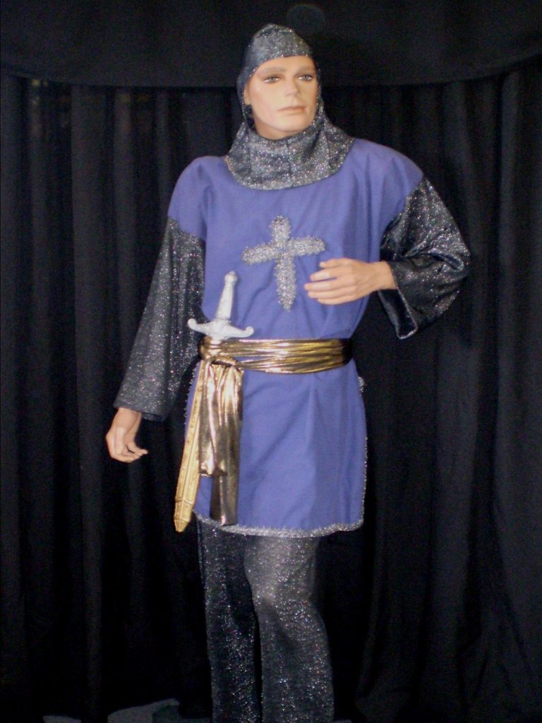 Blue Medieval Knight costume