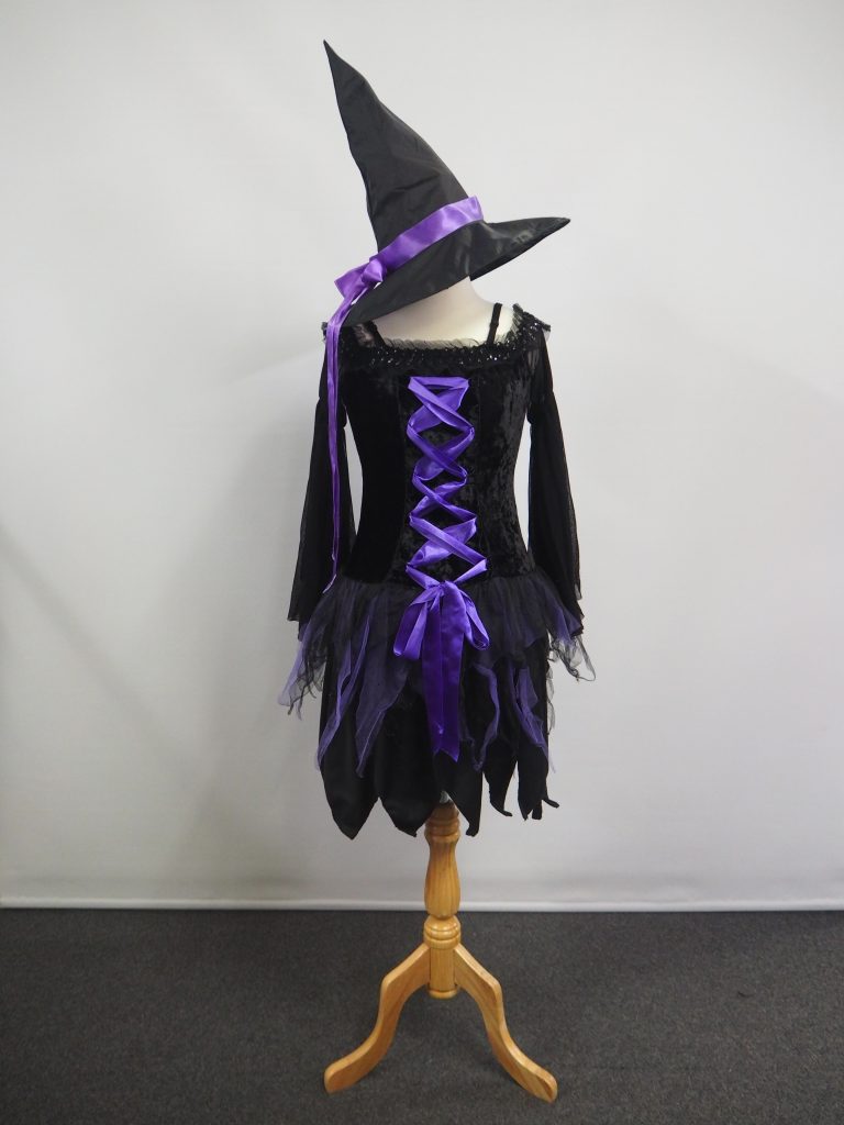 Black & Purple witch costume