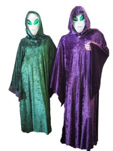 Space Alien costume ideas- Alien robes and masks