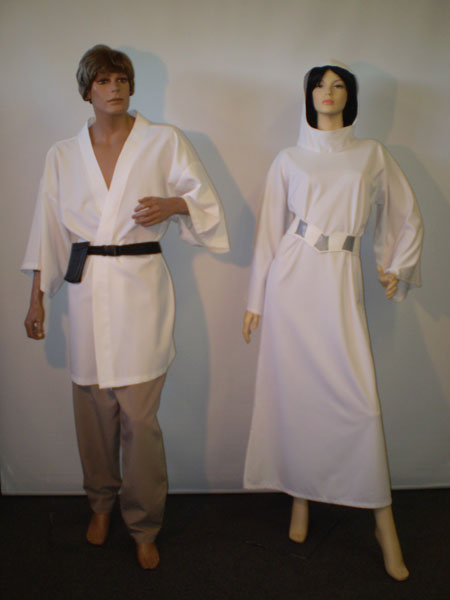 Luke & Leia Star Wars costumes. Space costumes