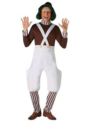 Adults Oompa Loompa costume - Sydney costume shop.