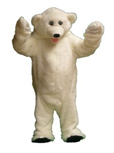 Deluxe mascot style Polar bear costume