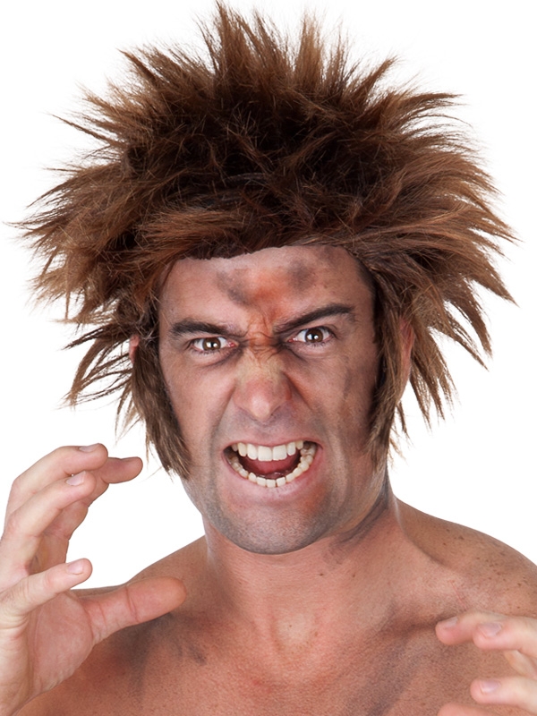 thumbnail image 2 of Logan/Wolverine Adult Brown Wig – X-Men Superhero Costume For Men (Hugh Jackman Style) 2 of 5