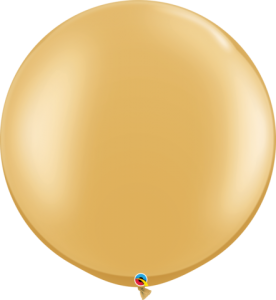 Big gold balloons