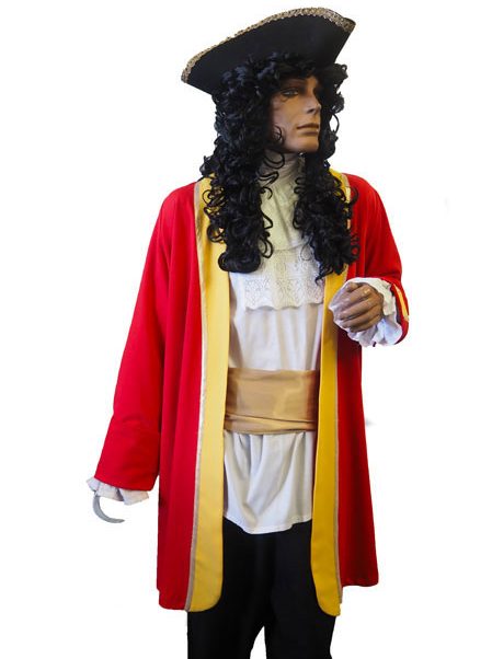 Captain Hook costume & wig