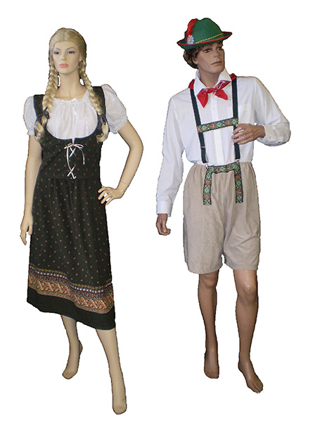 German dirndl & lederhosen