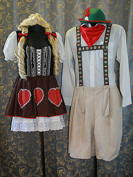 German couple costumes