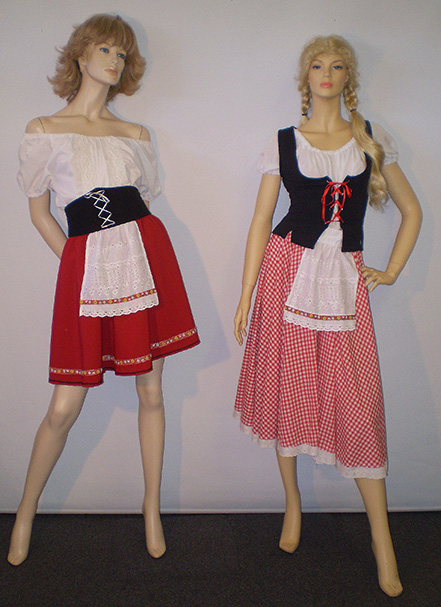 Swiss or German ladies costumes