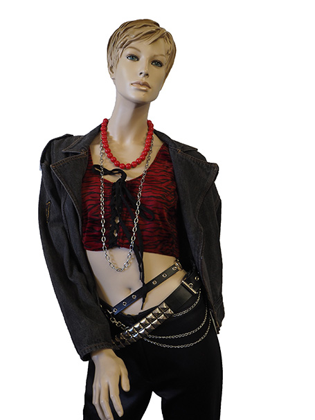 Female punk costume