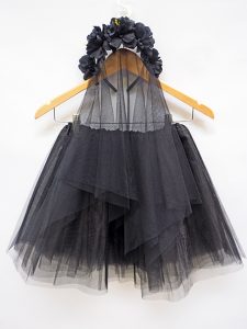 Black veil & tutu set