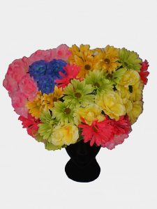Priscilla style floral headpiece