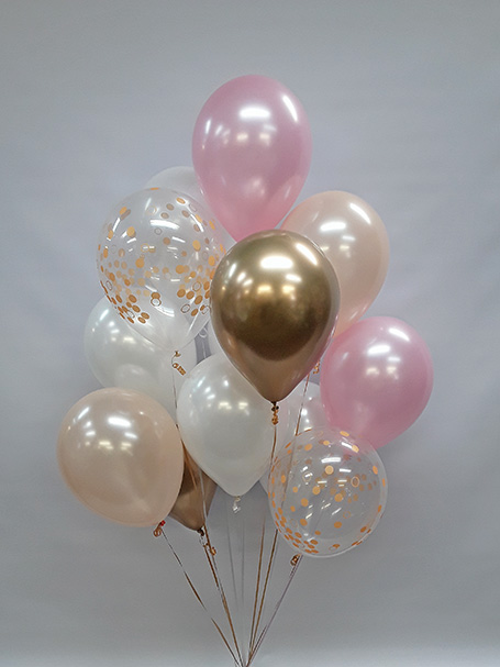 Mixed helium balloons