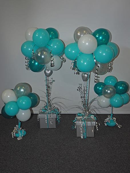 Balloon tree table decorations