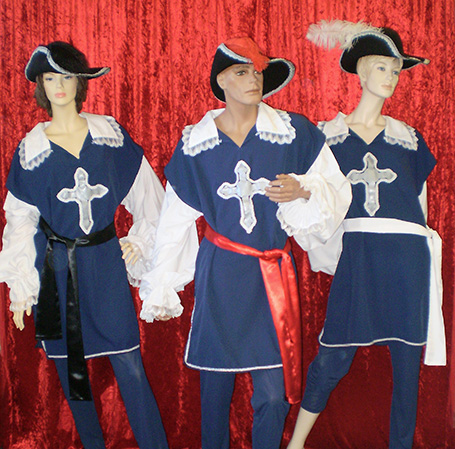 Three Musketeer costumes