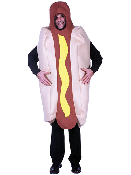 Hot dog costume for humans