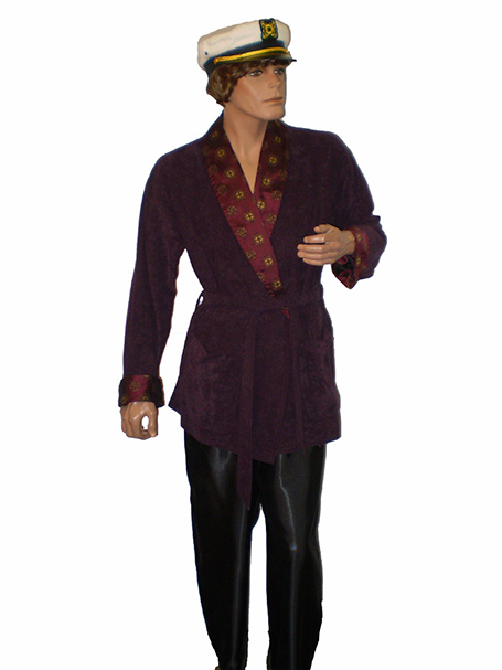 Hugh Hefner costume smocking jacket