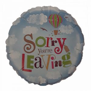 Sorry you're leaving balloon